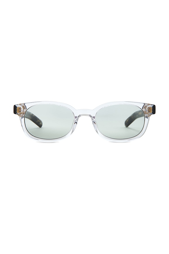 view 1 of 3 LUNETTES DE SOLEIL in Clear Crystal &Chill Out Green