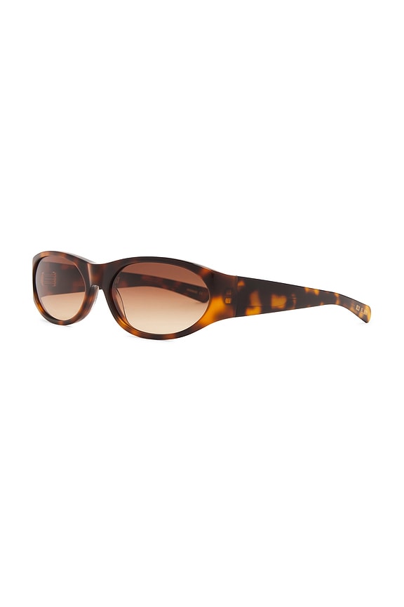 view 2 of 3 Eddie Kyu Sunglasses in Tortoise & Brown Gradient