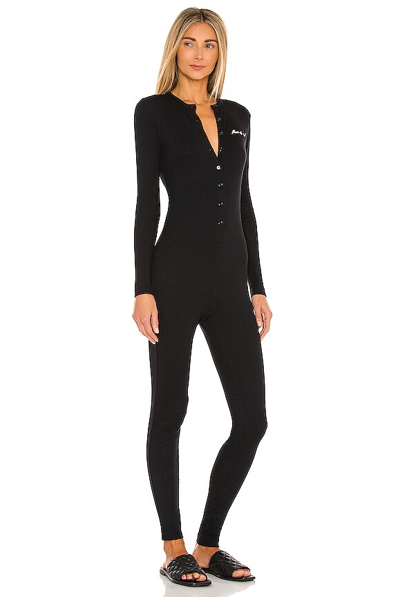 view 2 of 5 COMBINAISON HENLEY in Black