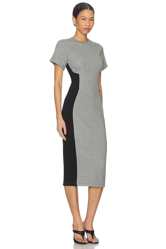 view 2 of 3 Addie Midi Dress in Medium Heather Grey