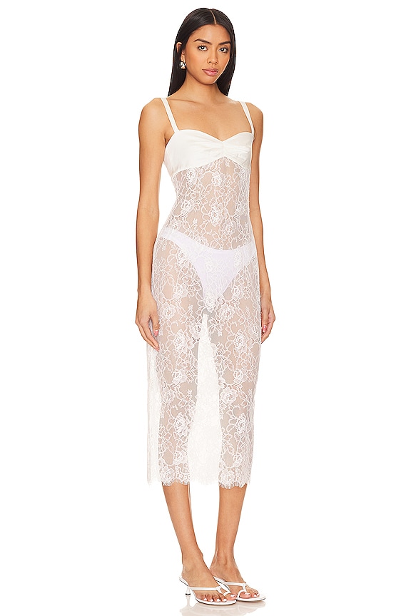 view 2 of 3 Vestido encaje in Ivory