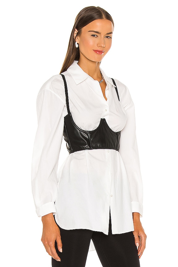 view 2 of 4 CORSÉ VEGAN LEATHER in Black