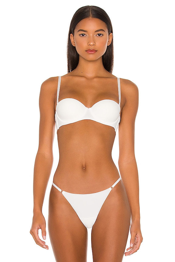 view 1 of 5 Charlotte Lace Molded Convertible Bra Strapless in Ivory