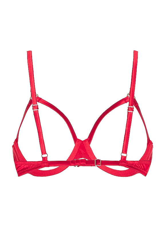 view 2 of 2 БЮСТГАЛЬТЕР LUXE OUVERT in Rouge