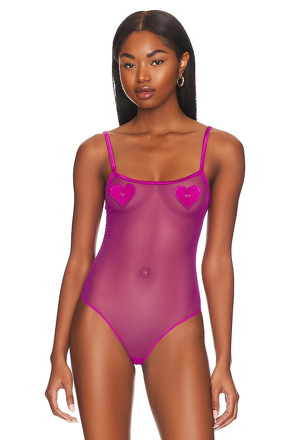 view 2 of 5 BODY QUEEN OF HEARTS in Ultra Pink