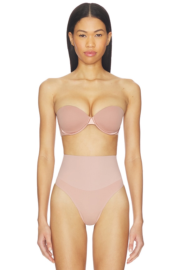view 2 of 5 Le Stretch Micro Multi-way Bra in Tan