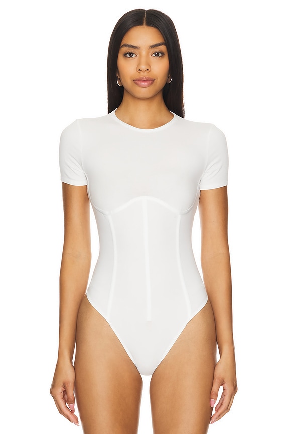 view 2 of 5 T-Shirt Bodysuit in Ivory