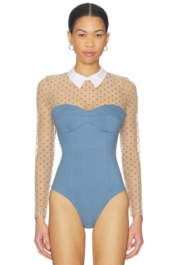 view 2 of 5 BODY AVEC COL in Blue Haze