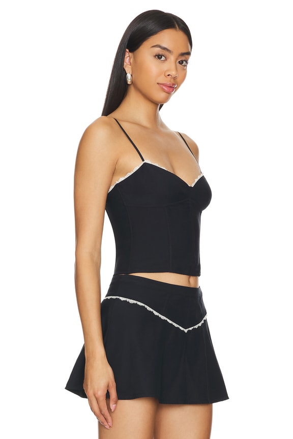 view 2 of 4 x REVOLVE Lace Cupped Tank in Black