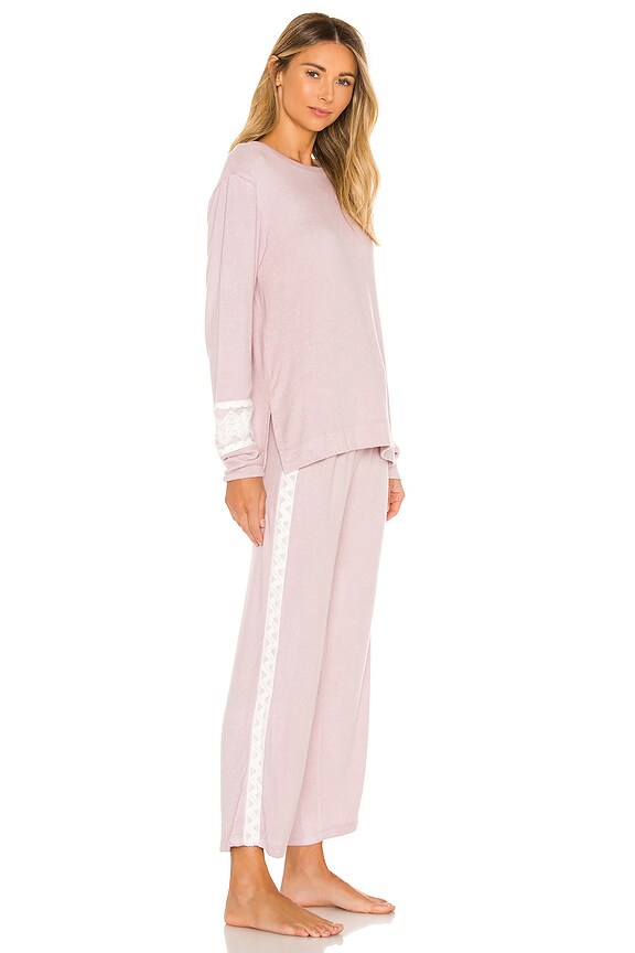 view 2 of 3 Amabel PJ Set in Mauve