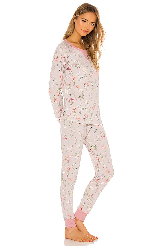 view 2 of 3 Maddie PJ Set in Light Gray