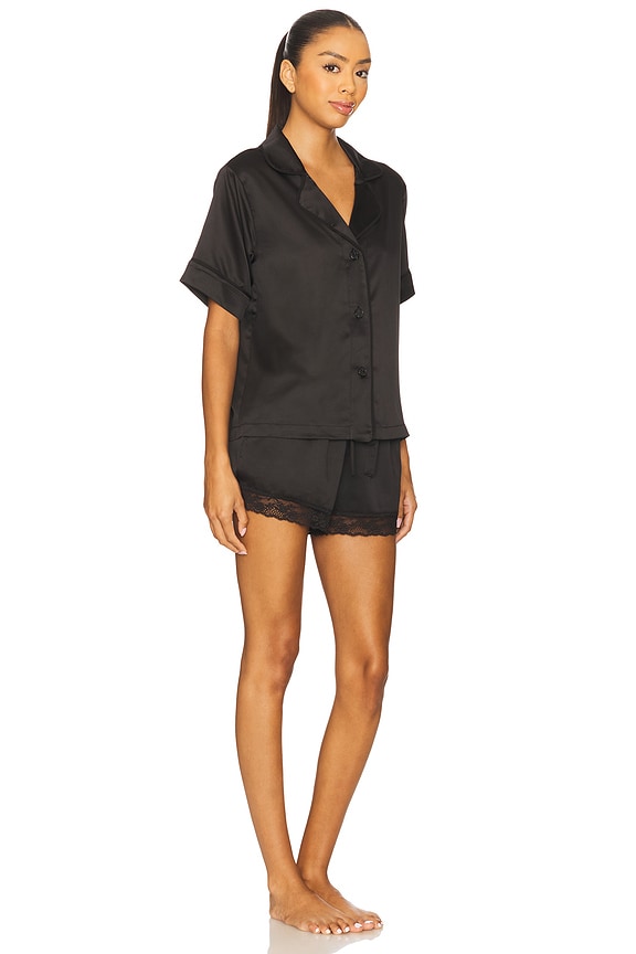 view 2 of 4 Selena Pajama Set in Black