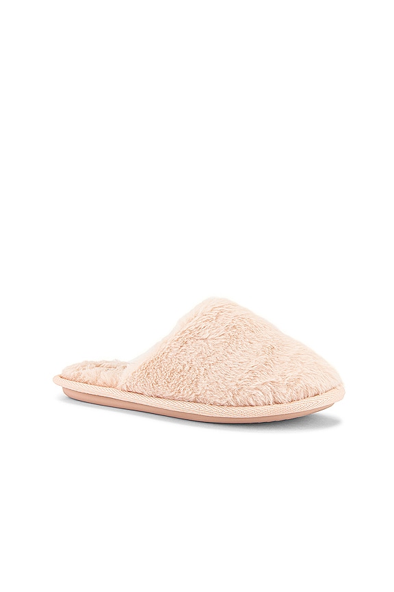 view 2 of 5 Victoria Teddy Slippers in Whisper Pink