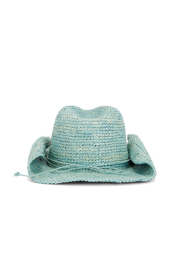 view 2 of 2 BILLIE 카우보이 모자 in Seagreen