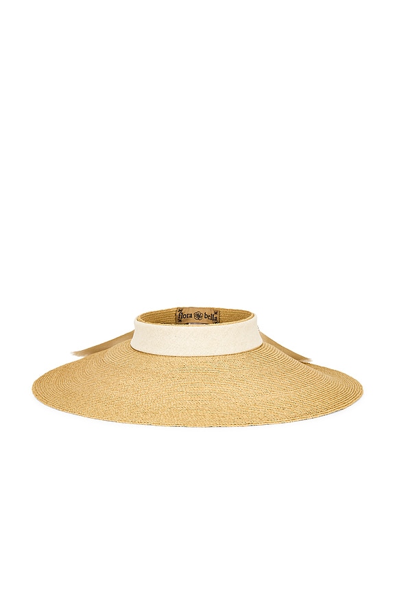 view 2 of 4 Jai Visor in Natural, White & Silver