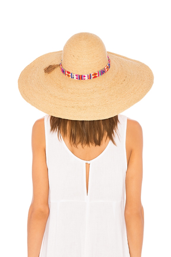 view 2 of 3 Roxanna Hat in Natural & Apple