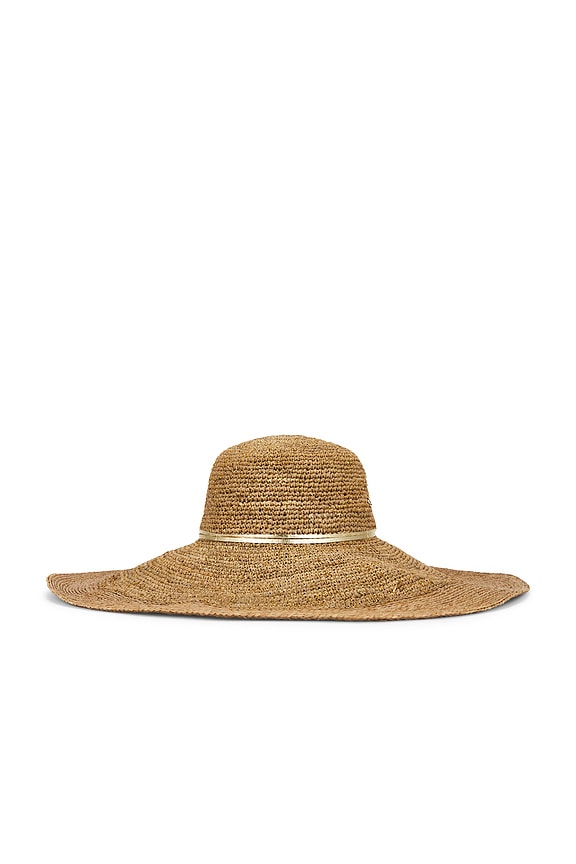 view 1 of 3 SOMBRERO FEDORA MARIE in Cement & Gold