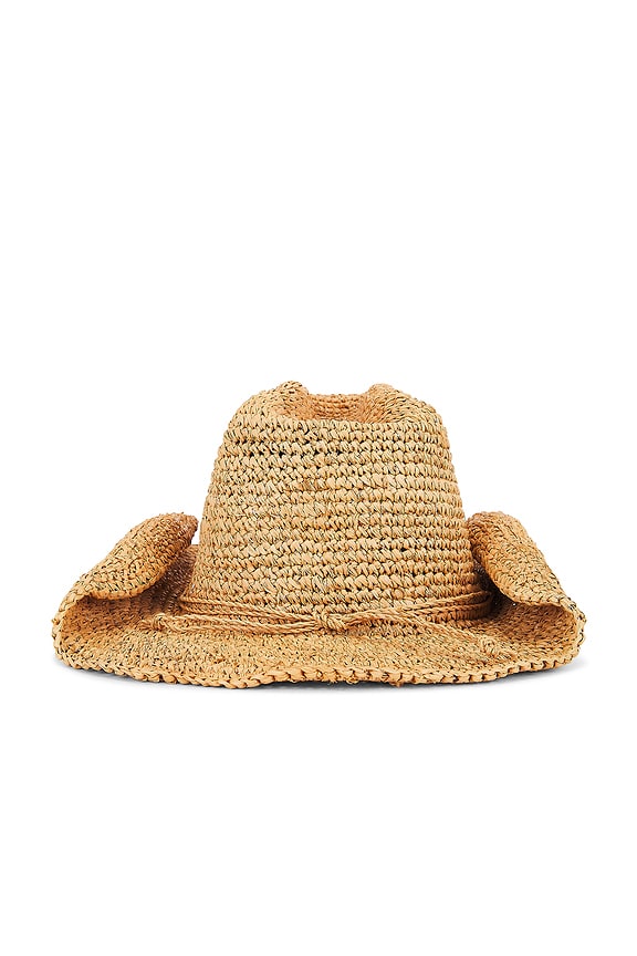 view 2 of 2 Kendra Lux Cowboy Hat in Fawn & Rose Gold