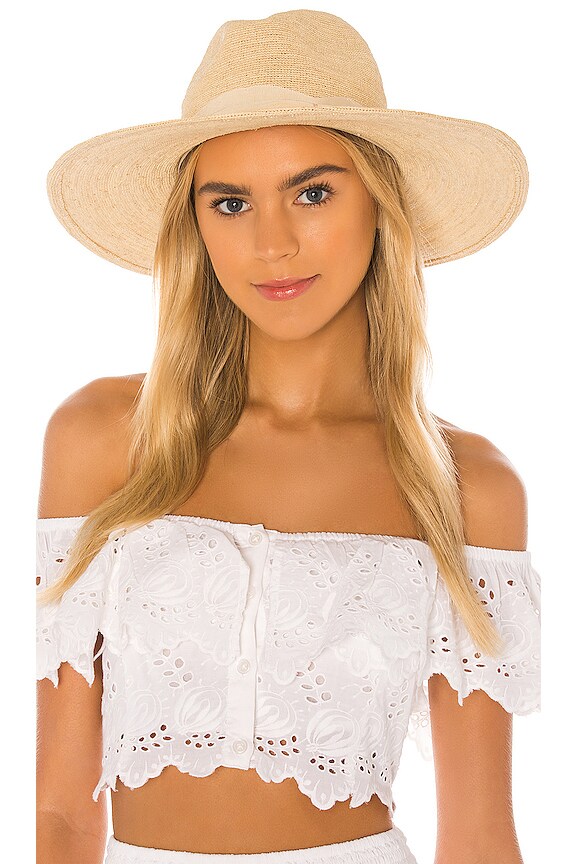 view 1 of 3 Jessica Hat in Bleach & Ivory