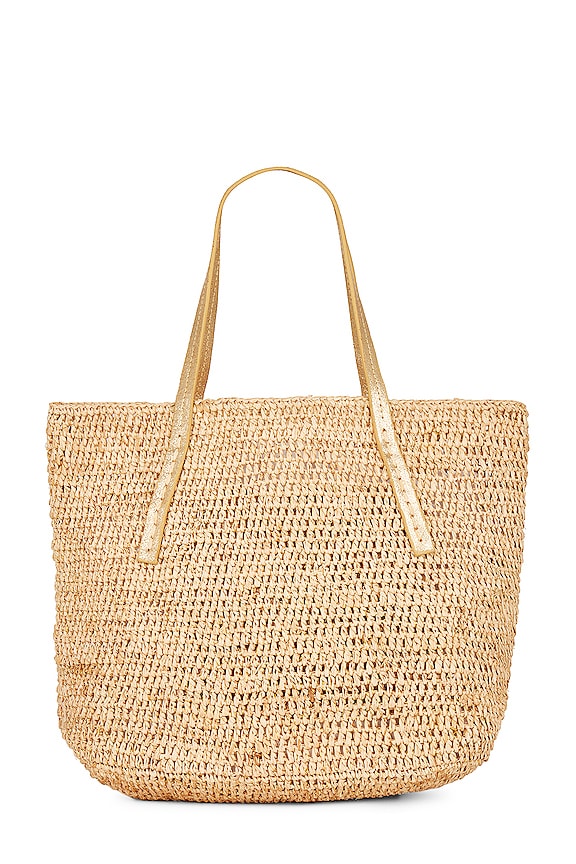 view 2 of 4 Karibo Bag in Natural & Gold
