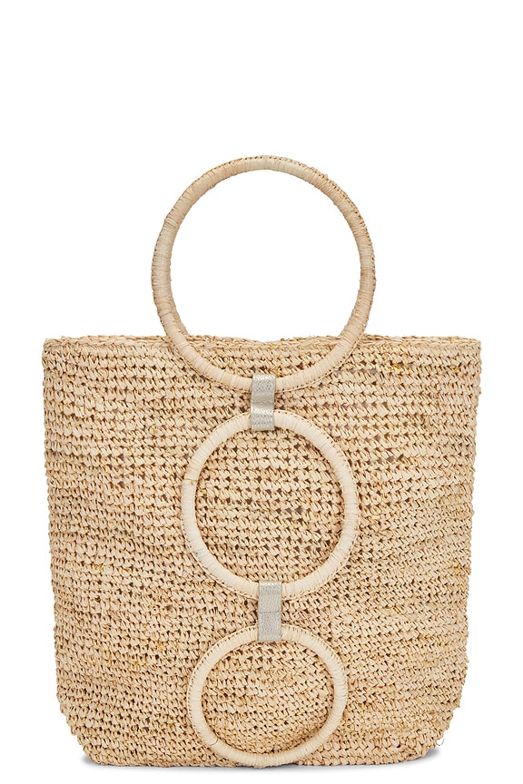 view 2 of 4 SAC À MAIN AVEC ANSE VENLO in Natural & Gold