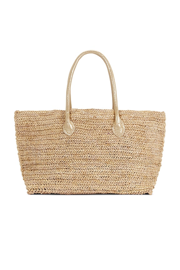 view 2 of 4 Melia Tote Bag in Almond & Silver