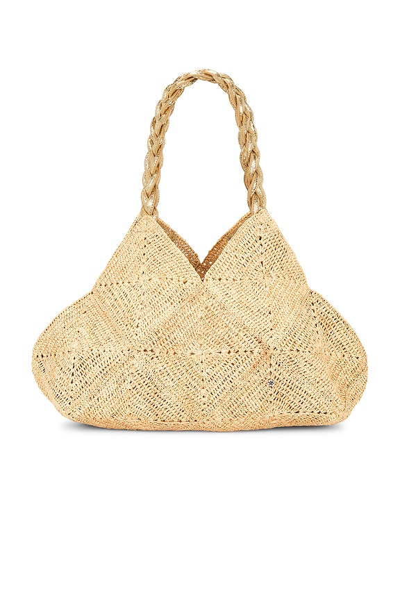view 1 of 4 BOLSO TOTE FOGGIA in Natural & Gold