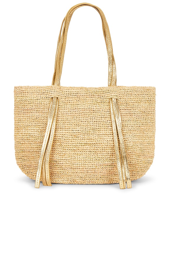 view 2 of 4 BOLSO TOTE INDORE in Natural & Gold