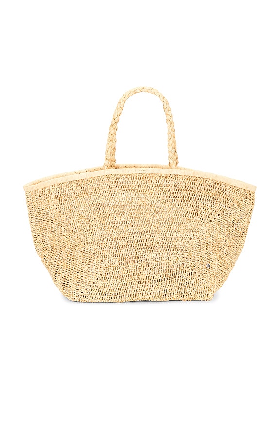 view 1 of 4 BOLSO TOTE VALLEJO in Natural & Gold
