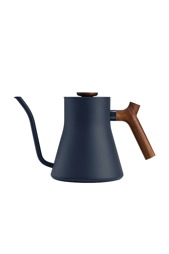 view 2 of 6 Stagg EKG Pro Electric Kettle in Stone Blue & Walnut