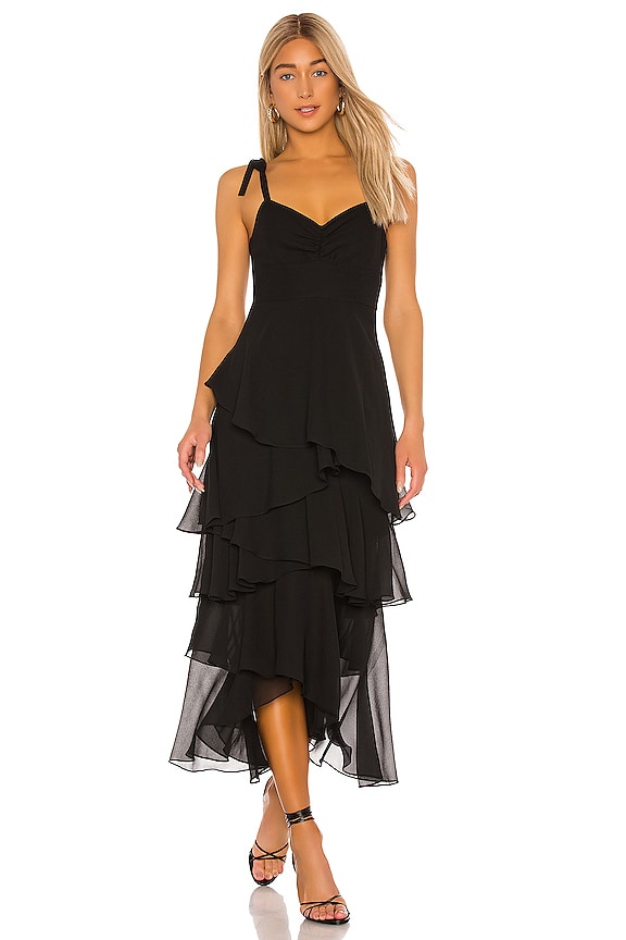 view 1 of 3 Leona Midi Dress in Black