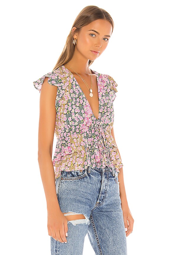 view 2 of 4 Cecelia Top in Flower Field