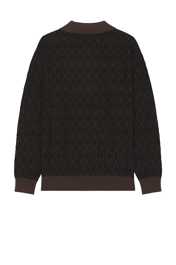 view 2 of 4 Expansion Knit Polo in Brown
