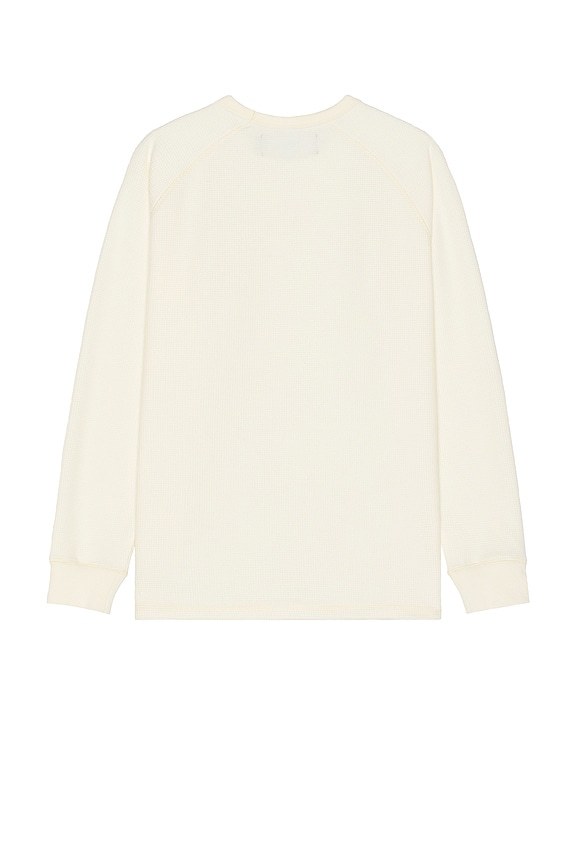 view 2 of 3 Anderson Waffle Long Sleeve T-Shirt in Bone