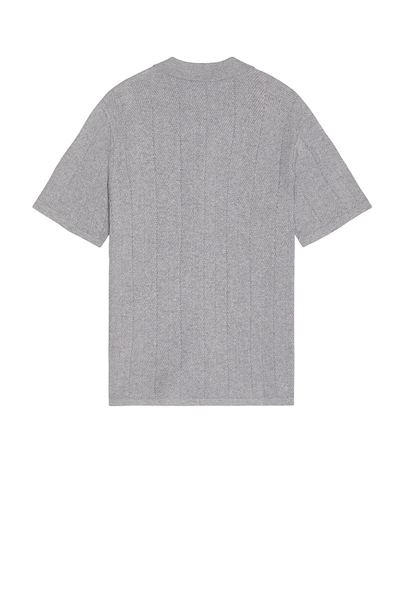 view 2 of 4 AG Marlyn Short Sleeve Knit Shirt in Grey