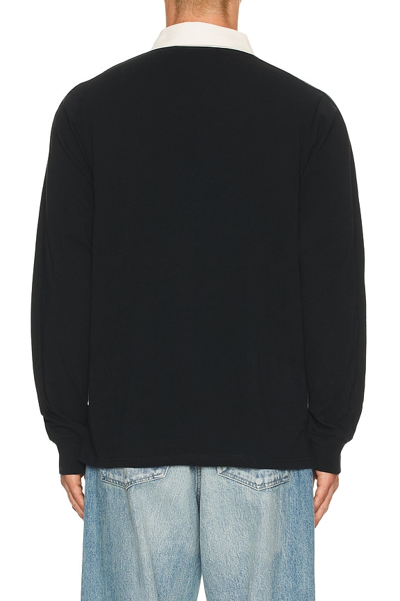 view 2 of 5 Reynolds Flatline Rugby Polo in Black