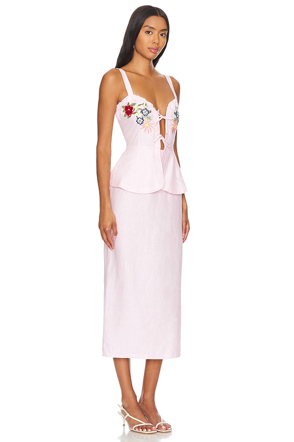 view 2 of 3 Mireille Dress in Light Pink