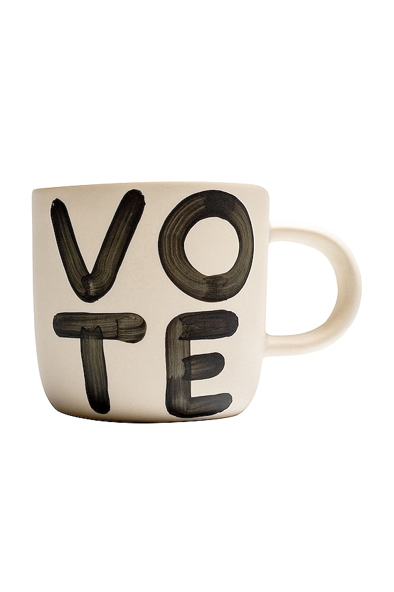 view 1 of 3 X When We All Vote Mug in White