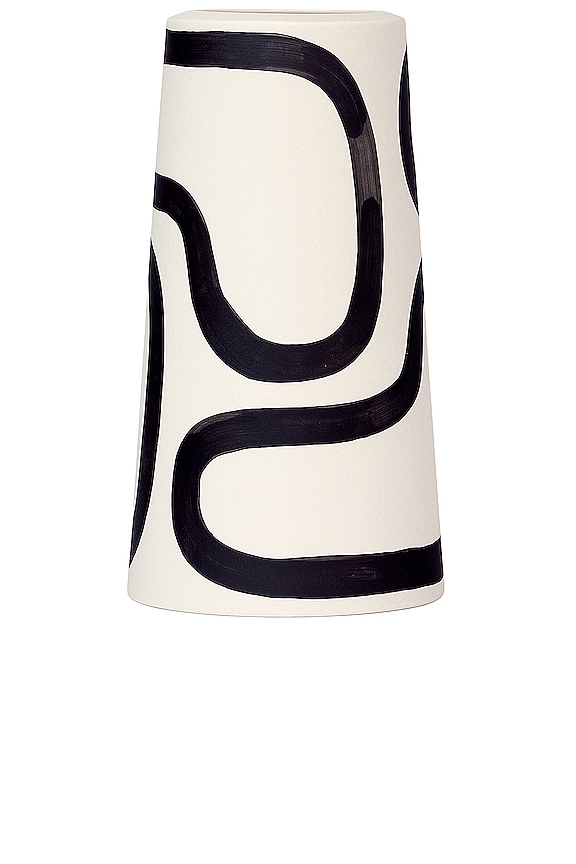 view 2 of 3 Small Pillar Vase in Outline