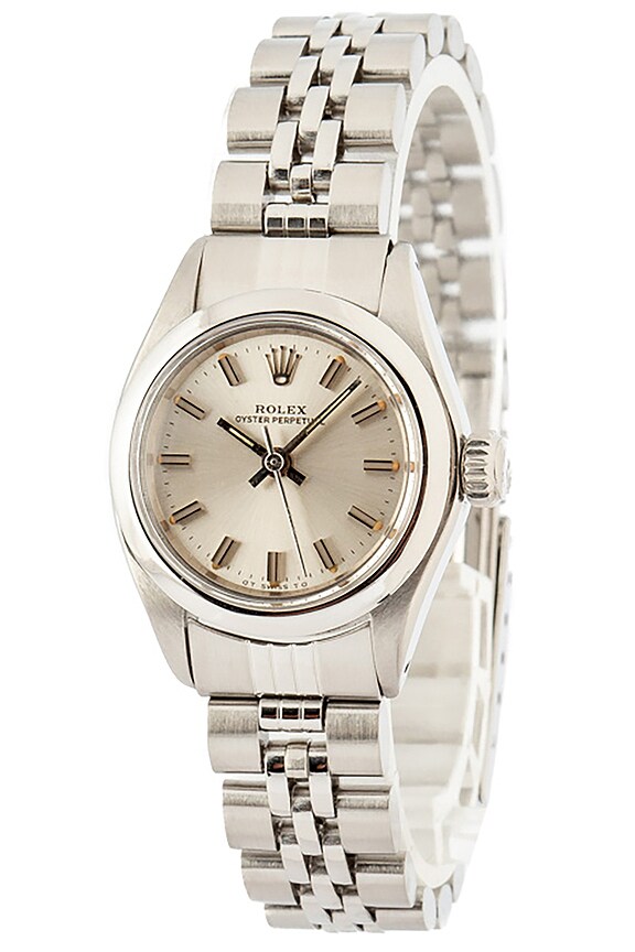 view 1 of 3 Bob's Watches Rolex 24Mm Ladies Oyster Perpetual 6718 in Silver