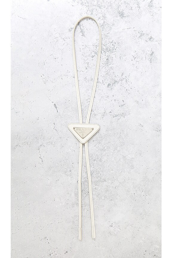 view 2 of 8 ЗАВЯЗКА PRADA in White