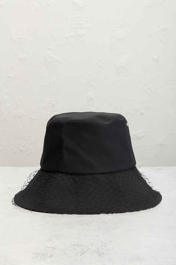 view 2 of 7 Dior Oblique Trotter Tulle Hat in Black