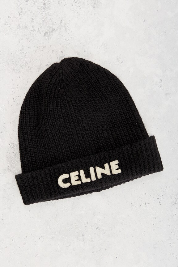 view 2 of 5 Celine Knitted Beanie in Black
