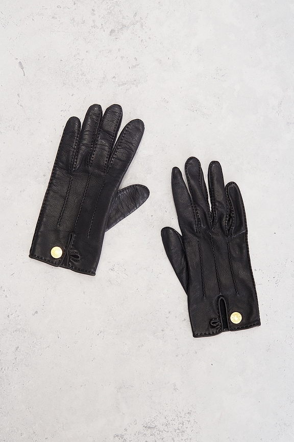 view 2 of 6 Hermes Sellier Gloves in Black