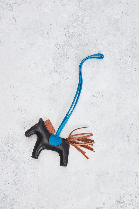 view 2 of 6 Hermes Rodeo PM Bag Charm in Black