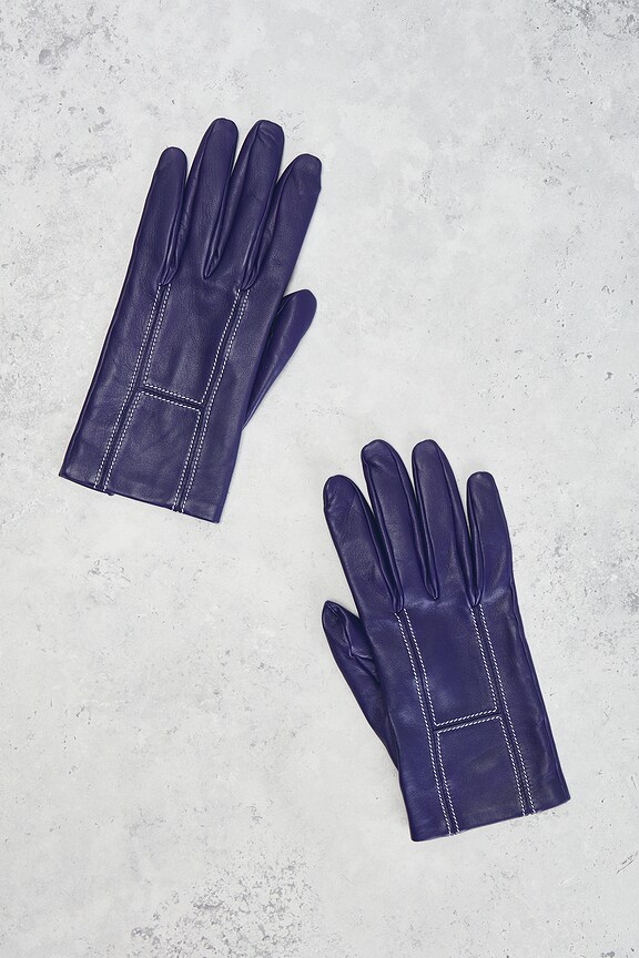 view 2 of 7 GANTS HERMES in Blue