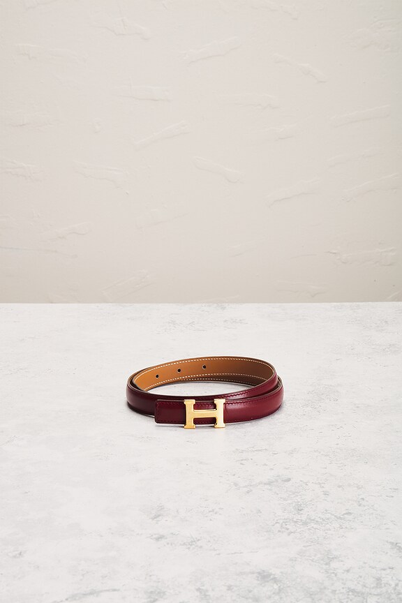 view 2 of 7 Hermes Constance Belt in Brown