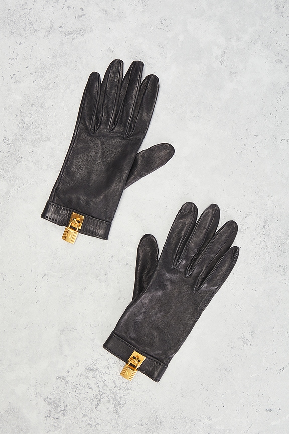 view 2 of 5 GUANTES HERMES in Black