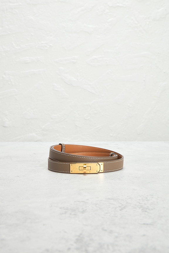 view 2 of 6 Hermes Epsom Kelly Belt in Etoupe