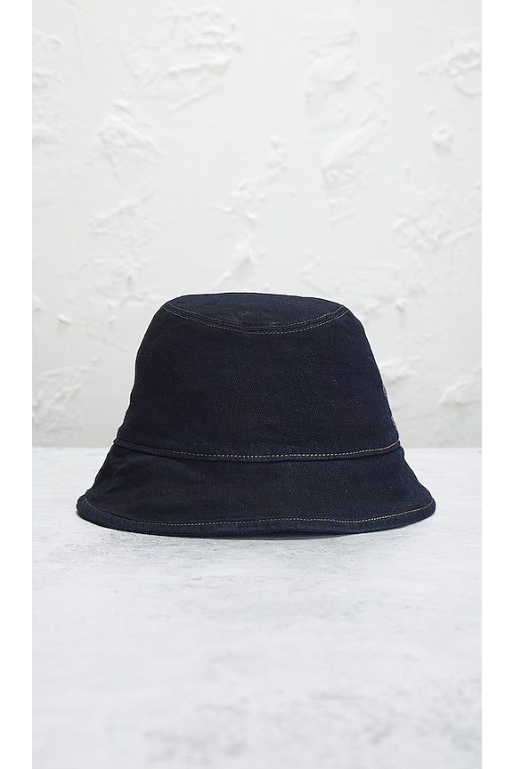 view 2 of 9 Celine Denim Bucket Hat in Dark Blue